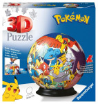Ravensburger 3D Puzzle-Ball - Pokémon 72 dílků - VÝPRODEJ