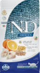 N&D OCEAN Cat Low Grain Adult Codfish & Orange 1,5 kg - VÝPRODEJ