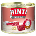 Konzerva RINTI Sensible hovězí + rýže - 185 g - VÝPRODEJ