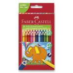 Pastelky Faber-Castell Extra Jumbo 24 barev - VÝPRODEJ